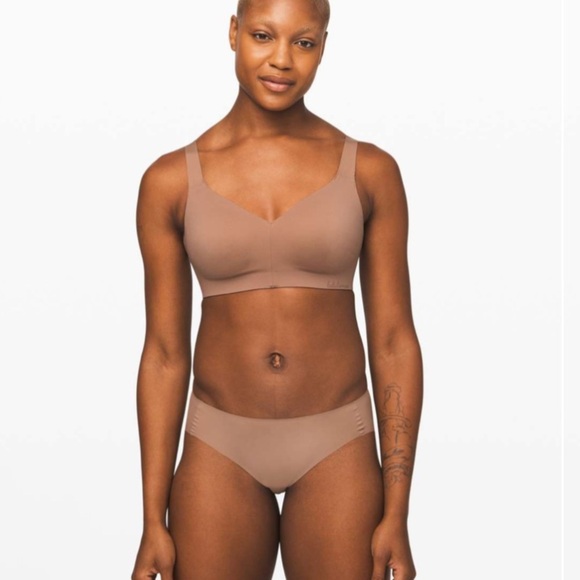 Lululemon Like Nothing Bra nude tan cream wireless t shirt soft bralette lounge - Picture 1 of 12